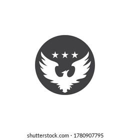 Diseño de ilustraciones vectoriales de la plantilla de logotipo de Falcon