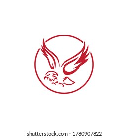 Falcon Logo Template vector illustration design