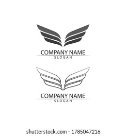 Diseño de ilustraciones vectoriales de la plantilla de logotipo de Falcon