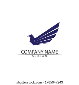 Falcon Logo Template vector illustration design