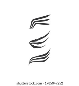 Diseño de ilustraciones vectoriales de la plantilla de logotipo de Falcon