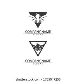 Falcon Logo Template vector illustration design