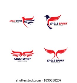 Falcon Logo Template vector illustration design