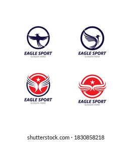 Falcon Logo Template vector illustration design
