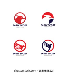 Falcon Logo Template vector illustration design