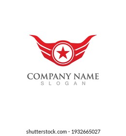 Falcon Logo Template vector illustration design