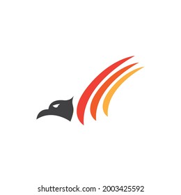 Falcon Logo Template vector illustration design