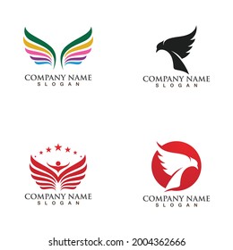 Falcon Logo Template vector illustration design