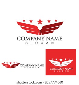 Falcon Logo Template vector illustration design