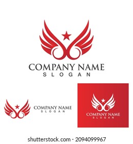 Falcon Logo Template vector illustration design