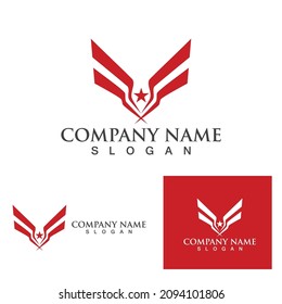 Falcon Logo Template vector illustration design