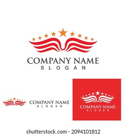 Falcon Logo Template vector illustration design