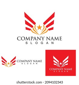 Falcon Logo Template vector illustration design