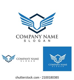 Falcon Logo Template vector illustration design