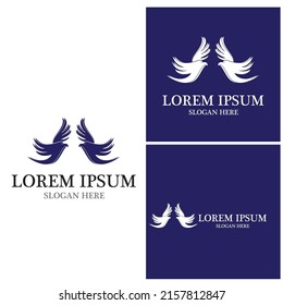 Vorlage für Falcon-Logo, Vektorgrafik-Design