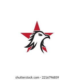 Vorlage für Falcon-Logo, Vektorgrafik-Design