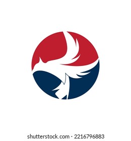 Falcon Logo Template vector illustration design
