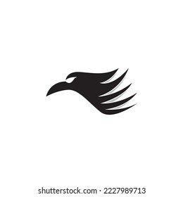 Diseño de ilustraciones vectoriales de la plantilla de logotipo de Falcon