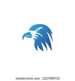 Diseño de ilustraciones vectoriales de la plantilla de logotipo de Falcon