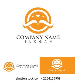 Falcon Logo Template vector illustration design