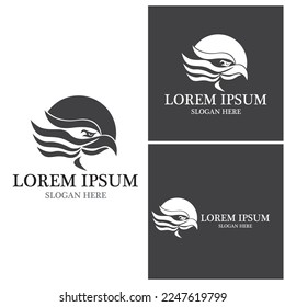 Falcon Logo Template vector illustration design