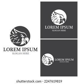 Vorlage für Falcon-Logo, Vektorgrafik-Design