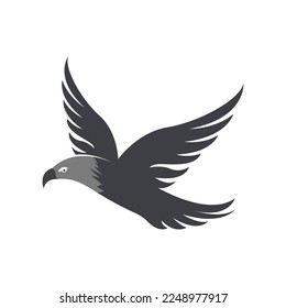 Falcon logo template vector illustration design
