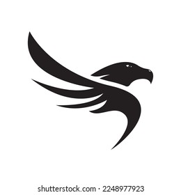 Falcon-Logo-Vorlage, Vektorgrafik-Design