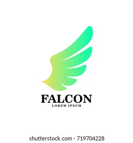 falcon logo vector art