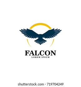 Falcon Logo Vector Art