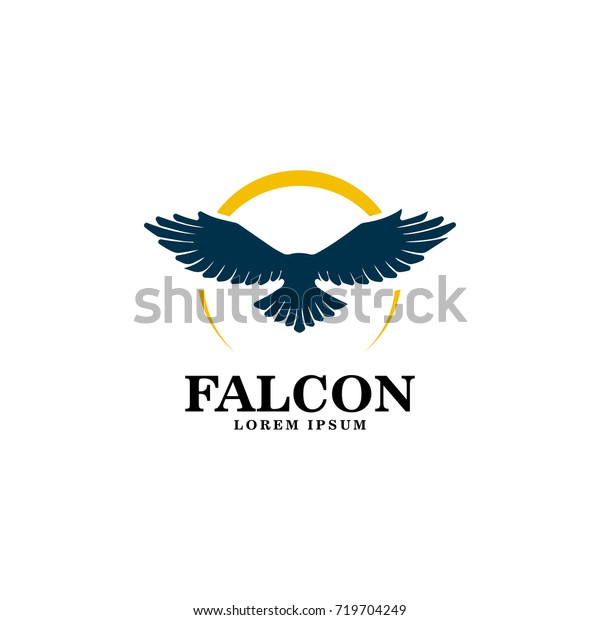 Falcon Logo Vector Art Stock Vector Royalty Free 719704249