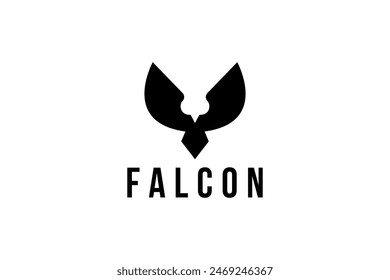 falcon logo vector icon illustration