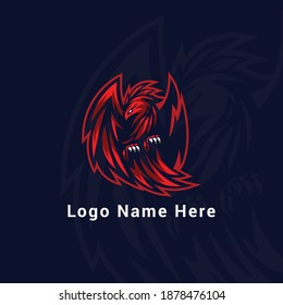 Falcon Mascot Logo Design | (Eagle   Mascot Icon)