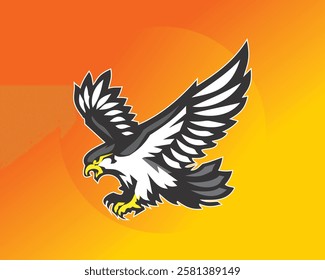 Falcon Mascot Logo ICON DESIGN