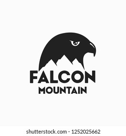 Falcon mountain icon