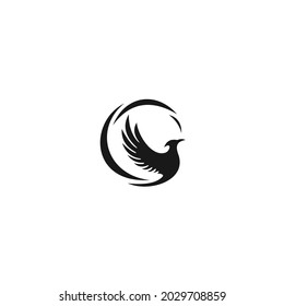 falcon Phoenix vector bird design logo 