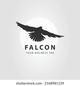 Falcon shapped flat logo design.Can be used as a company logo,app icon,vector,tshirt design etc.