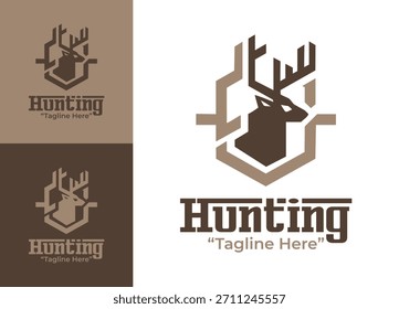 Una silueta de halcón que expresa agilidad, velocidad y dominio de la naturaleza. Ideal para tiendas de aventura y marcas de deportes de caza.