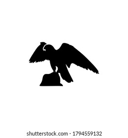 falcon silhouette vector design art