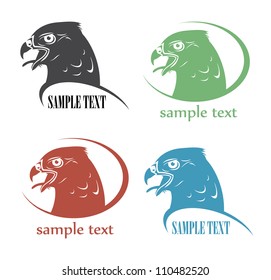 Falcon symbols - vector illustration