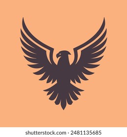 Falcon vector illustration eagle logo icon