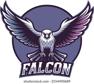 A falcon vector logo design