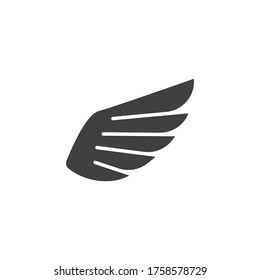 Falcon wing icon Template vector illustration design