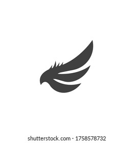 Falcon wing icon Template vector illustration design