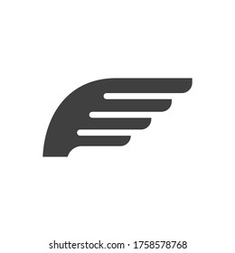 Falcon wing icon Template vector illustration design