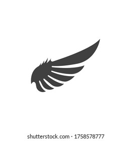 Falcon wing icon Template vector illustration design