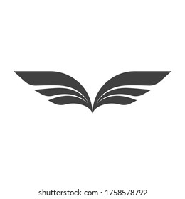 Falcon wing icon Template vector illustration design