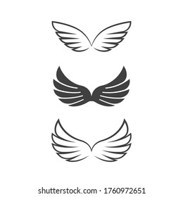 Falcon wing icon Template vector illustration design