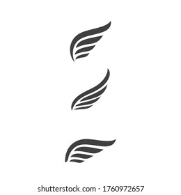 Falcon wing icon Template vector illustration design