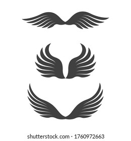 Falcon wing icon Template vector illustration design
